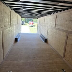 Enclosed 8.5x32 Black Cargo Trailer/Car Hauler - Image 4