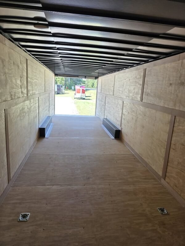 Enclosed 8.5x32 Black Cargo Trailer/Car Hauler