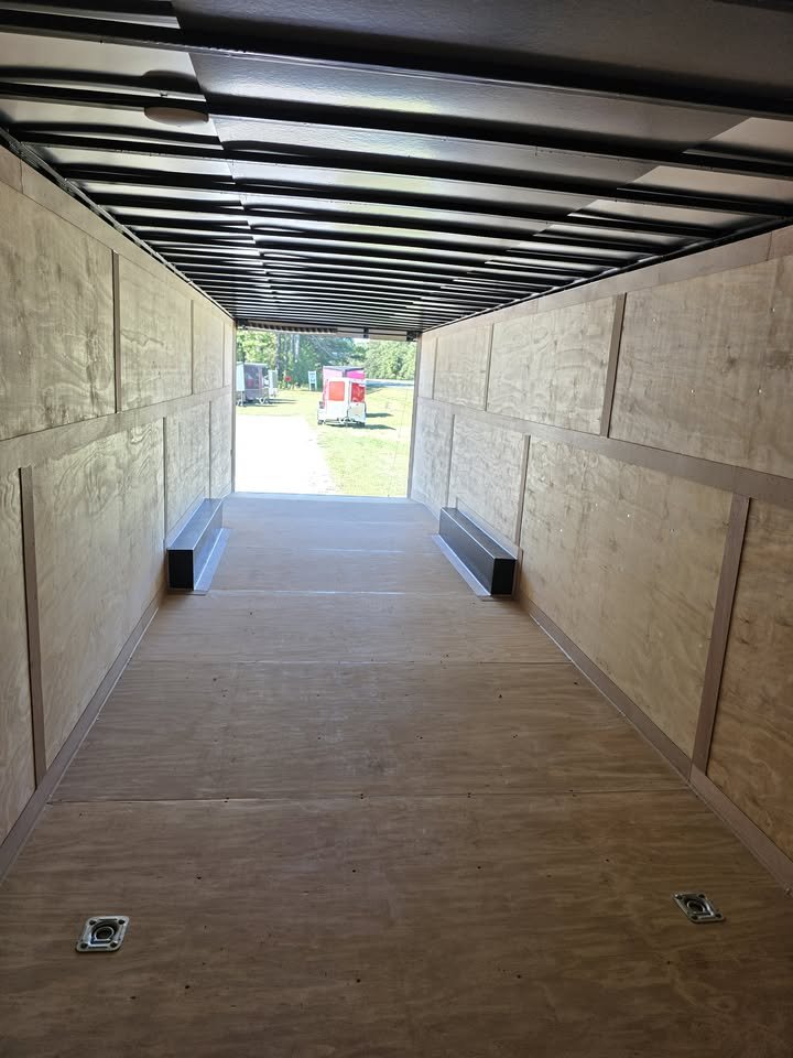 Enclosed 8.5x32 Black Cargo Trailer/Car Hauler - Image 4