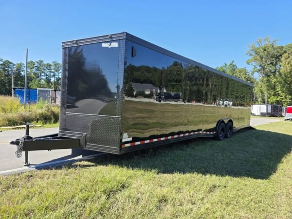 Enclosed 8.5x32 Black Cargo Trailer/Car Hauler