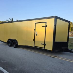 Enclosed 8.5x24 Gold Cargo Trailer