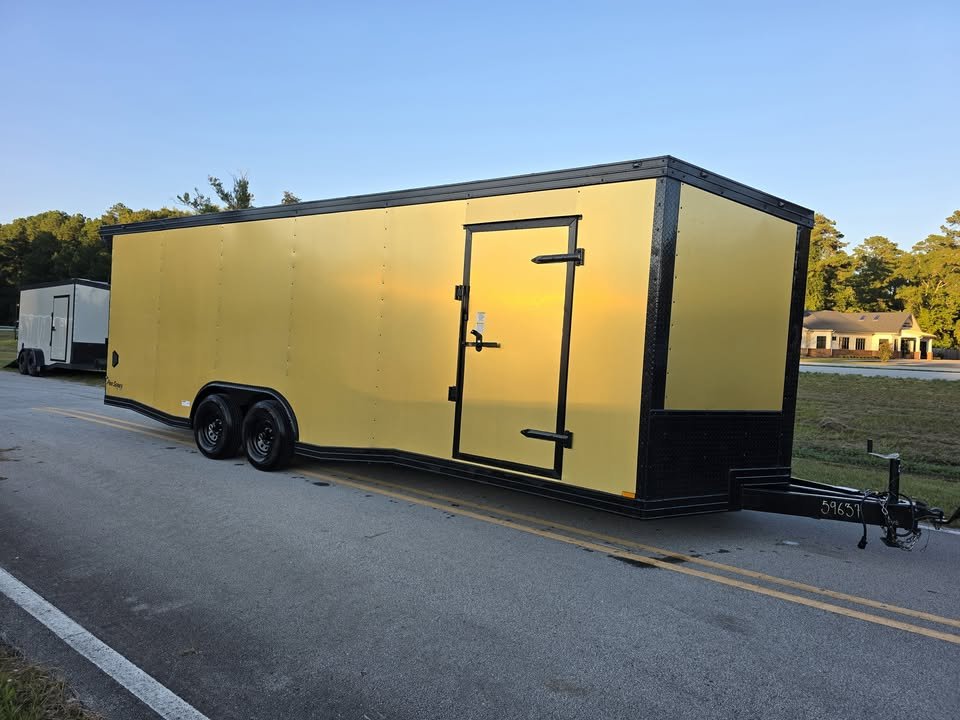 Enclosed 8.5x24 Gold Cargo Trailer - Image 1