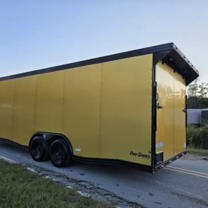 Enclosed 8.5x24 Gold Cargo Trailer - Image 4