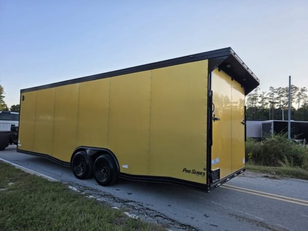 Enclosed 8.5x24 Gold Cargo Trailer