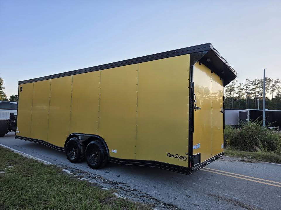 Enclosed 8.5x24 Gold Cargo Trailer - Image 4