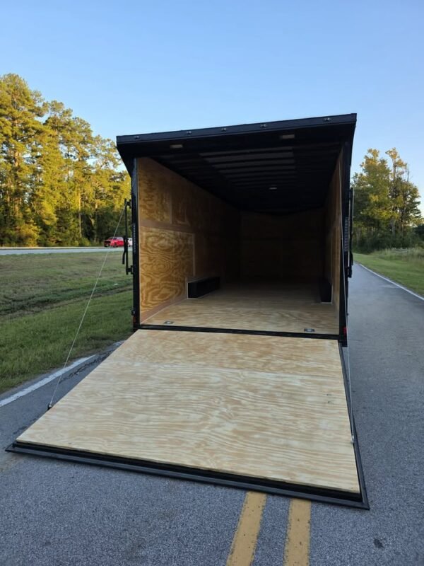 Enclosed 8.5x24 Gold Cargo Trailer