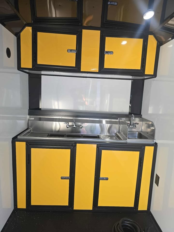 Concession 6x12 Yellow Trailer - Image 2