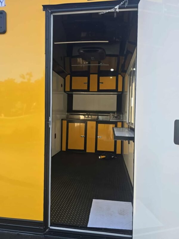 Concession 6x12 Yellow Trailer