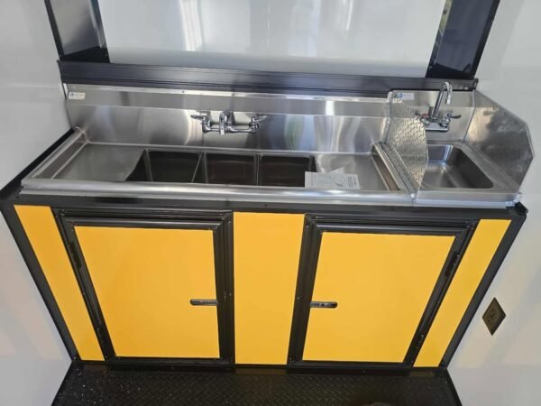 Concession 6x12 Yellow Trailer