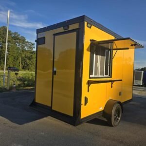 Concession 6x12 Yellow Trailer