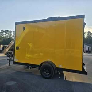 Concession 6x12 Yellow Trailer - Image 8