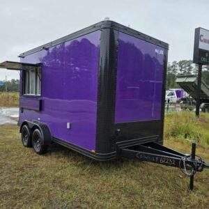 Concession 7x14 Purple Trailer - Image 9