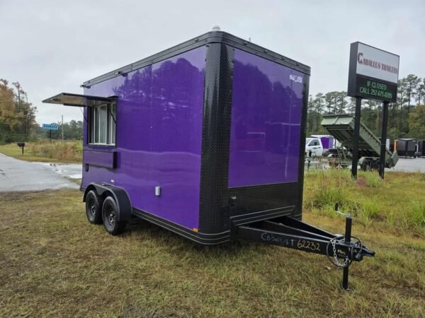Concession 7x14 Purple Trailer