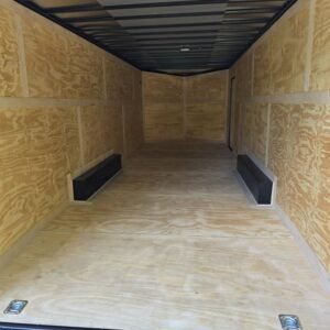 Enclosed 8.5x24 White Cargo Trailer - Image 3