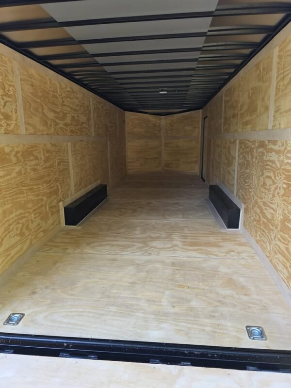 Enclosed 8.5x24 White Cargo Trailer