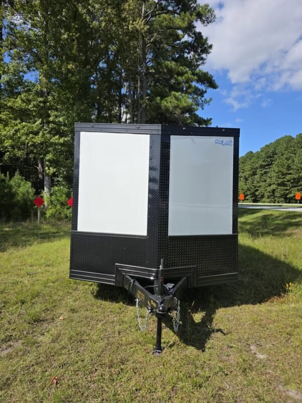 Enclosed 8.5x24 White Cargo Trailer