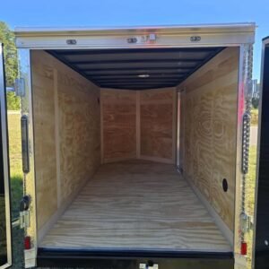 Enclosed 5x10 Black Cargo Trailer - Image 4