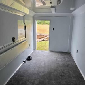 Vending 7x14 White Concession Trailer - Image 3