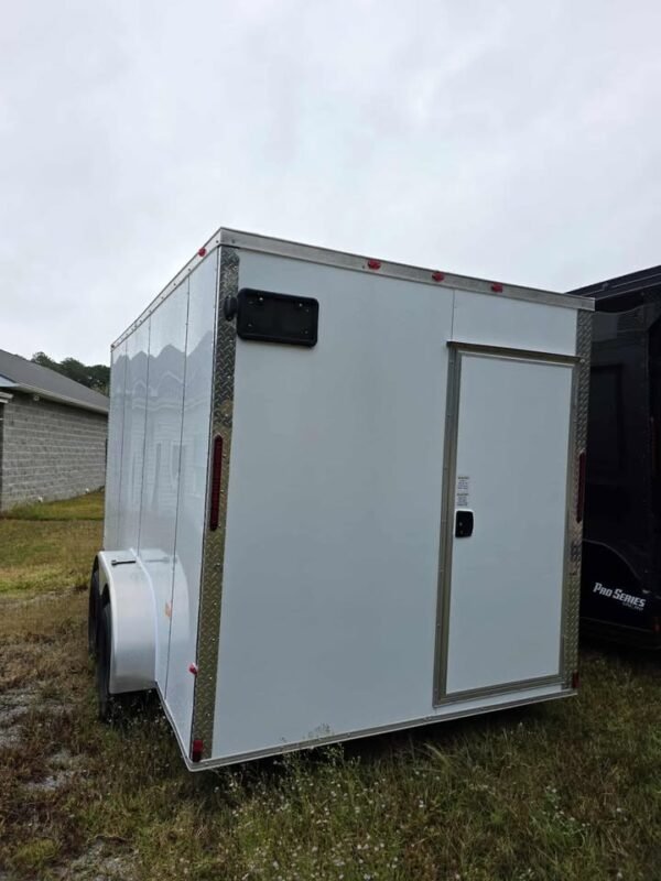 Vending 7x14 White Concession Trailer