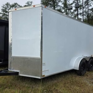 Vending 7x14 White Concession Trailer - Image 7