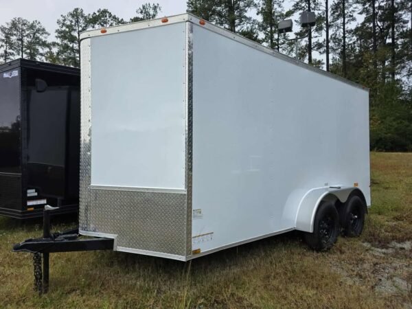Vending 7x14 White Concession Trailer