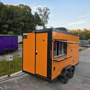 Concession 7x14 Orange Trailer - Image 2