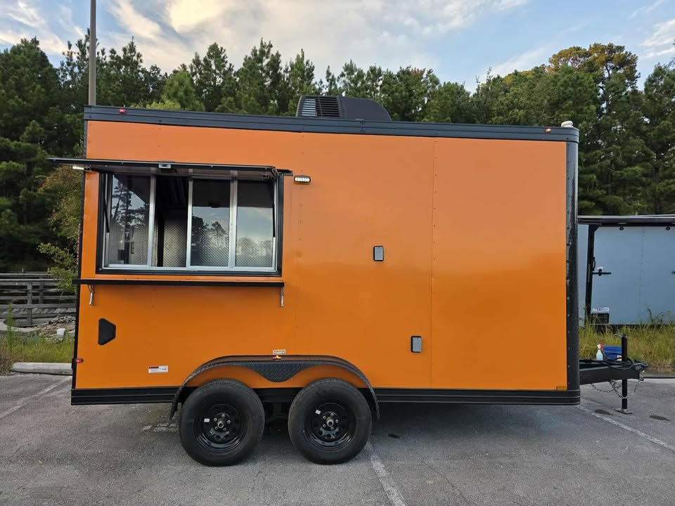 Concession 7x14 Orange Trailer - Image 1
