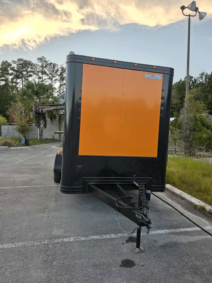 Concession 7x14 Orange Trailer - Image 9