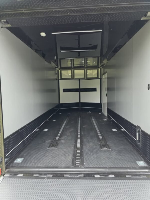 Enclosed 7x16 Dove Gray Cargo Trailer