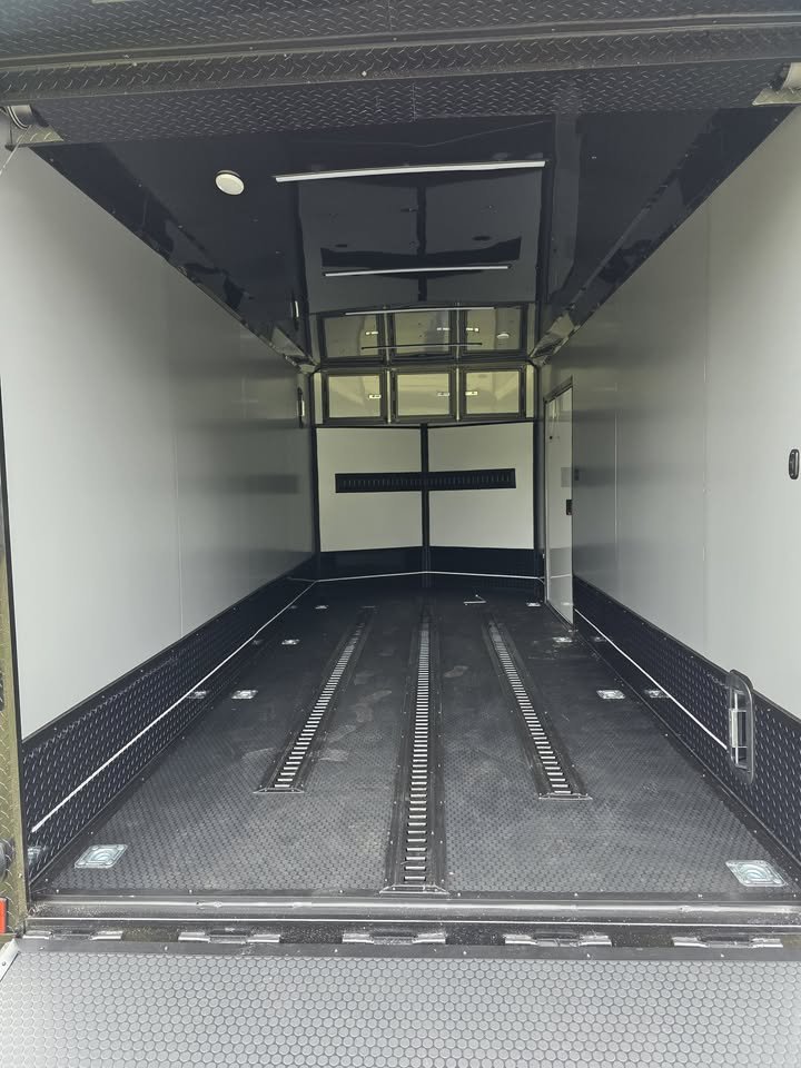 Enclosed 7x16 Dove Gray Cargo Trailer - Image 2