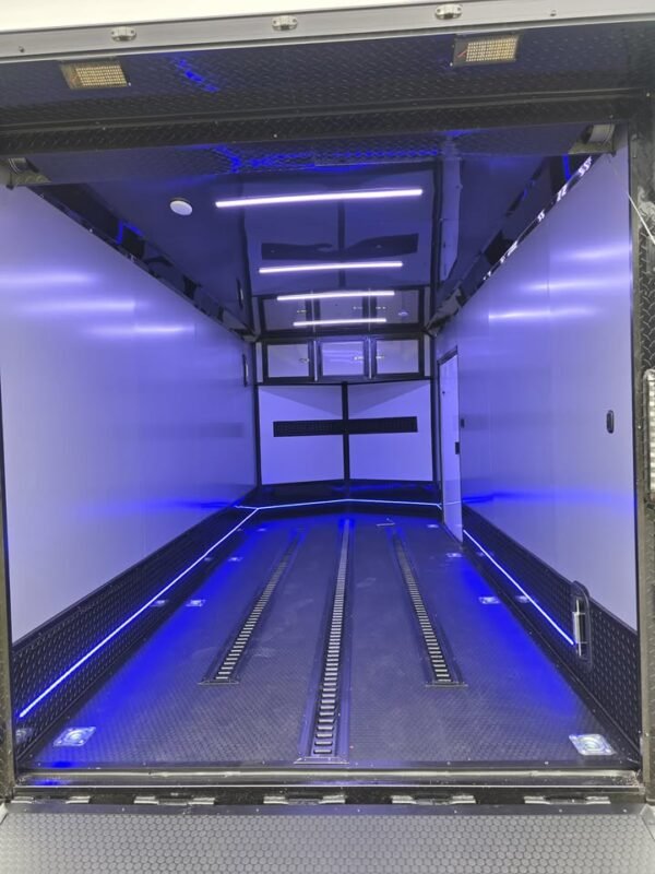 Enclosed 7x16 Dove Gray Cargo Trailer