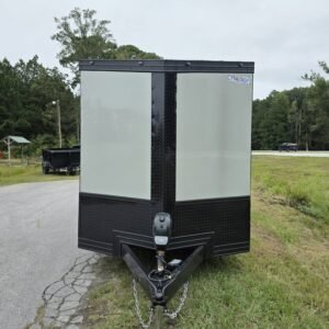 Enclosed 7x16 Dove Gray Cargo Trailer - Image 8