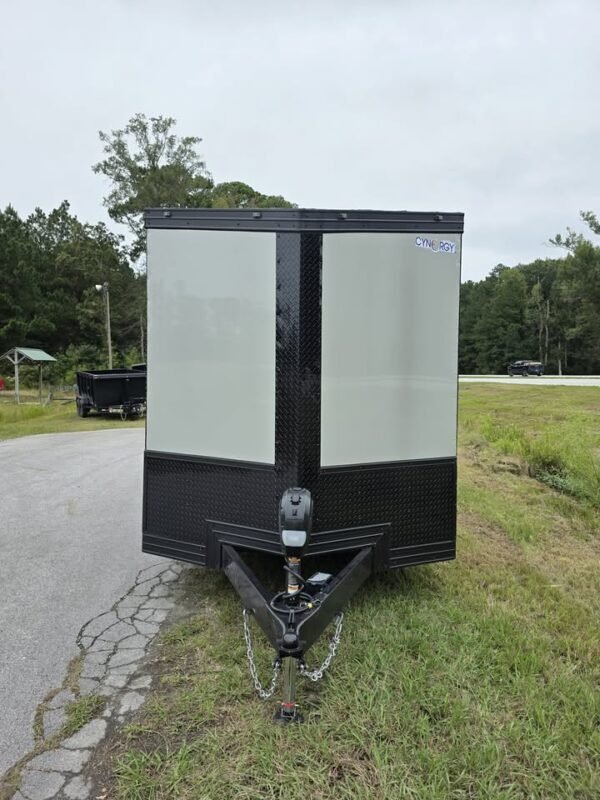 Enclosed 7x16 Dove Gray Cargo Trailer