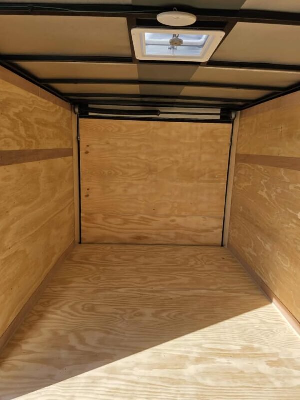 Enclosed 7x12 Silver Cargo Trailer