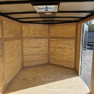 Enclosed 7x12 Silver Cargo Trailer - Image 4