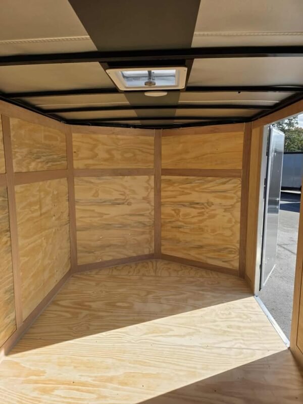Enclosed 7x12 Silver Cargo Trailer