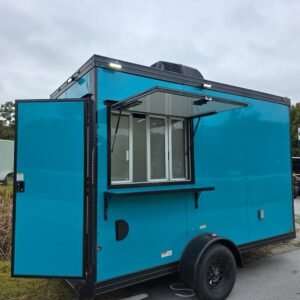 Concession 6x12 Water Blue Trailer - Image 11