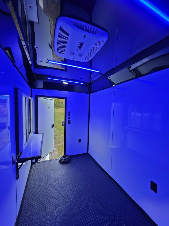 Concession 6x12 Water Blue Trailer - Image 12