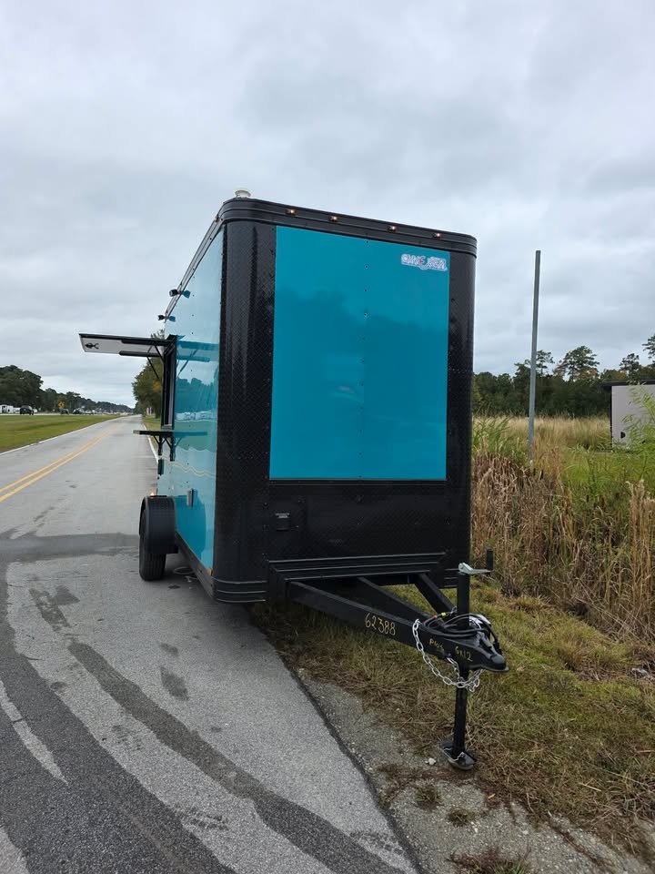 Concession 6x12 Water Blue Trailer - Image 13