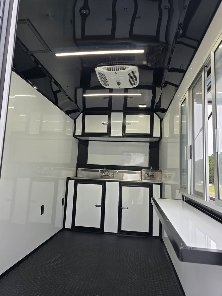 Concession 6x12 Water Blue Trailer - Image 5