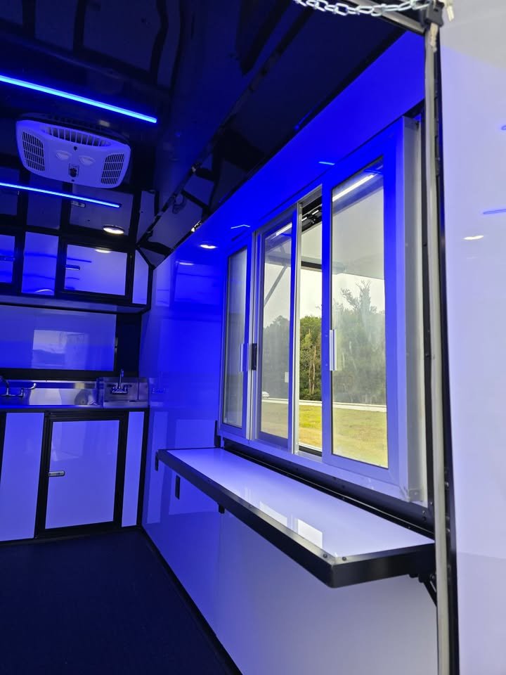 Concession 6x12 Water Blue Trailer - Image 7