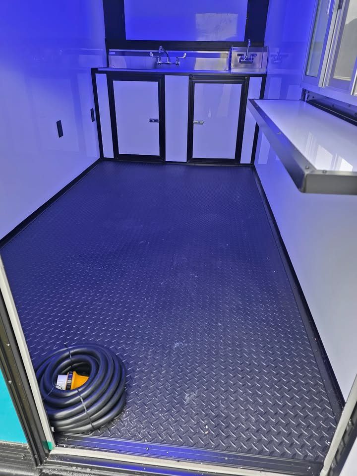 Concession 6x12 Water Blue Trailer - Image 8