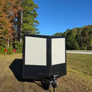 Enclosed 8.5x20 Dove Gray Cargo/Car Hauler Trailer - Image 5