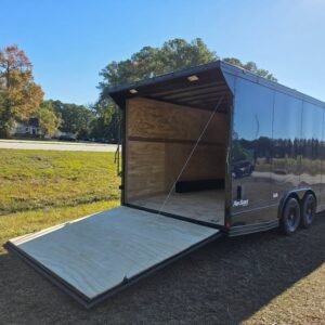 Enclosed 8.5x20 Indigo Blue Cargo/Car Hauler - Image 5