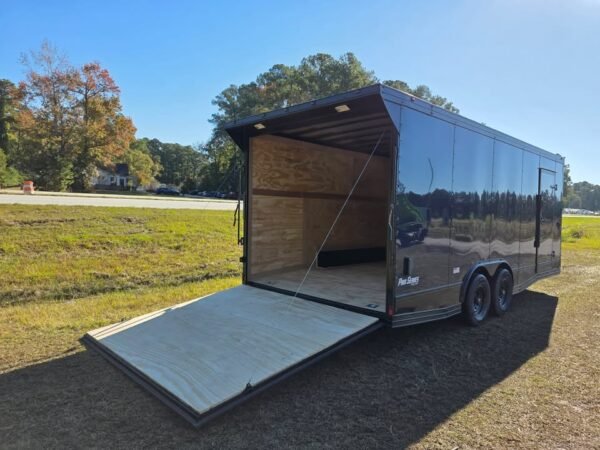 Enclosed 8.5x20 Indigo Blue Cargo/Car Hauler