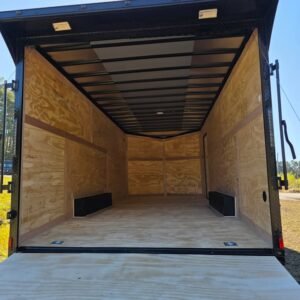 Enclosed 8.5x20 Indigo Blue Cargo/Car Hauler - Image 7