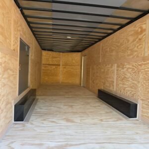 ENCLOSED 8.5x28 Silver Car Hauler - Image 2