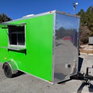 Concession 6×12 Green Trailer - Image 3