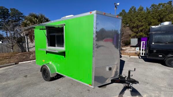 Concession 6×12 Green Trailer