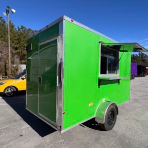 Concession 6×12 Green Trailer